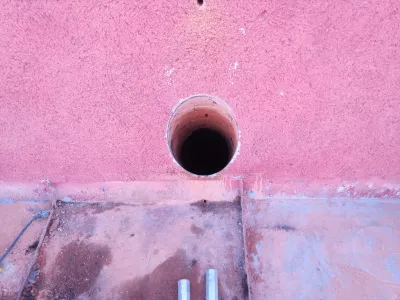 Diamantový vrt pre odpad a kanalizáciu