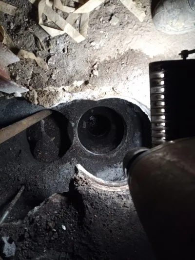 Diamantový vrt pre odpad a kanalizáciu