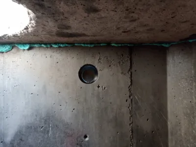 Vŕtanie otvoru pre prestup cez strop železobetónovej konštrukcie