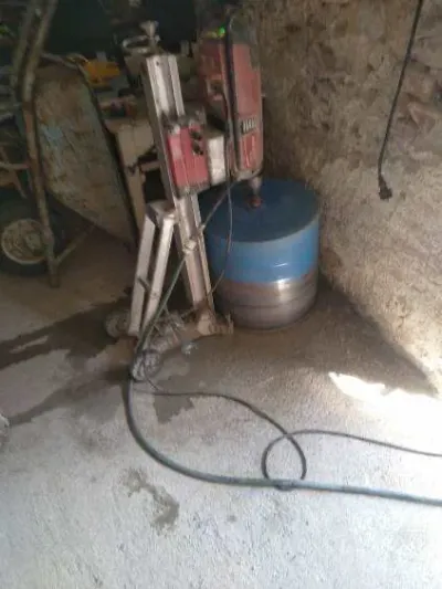 Diamantové vŕtanie prestupu pre vzduchotechniku