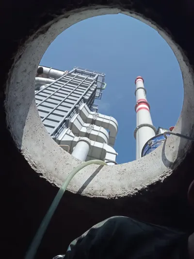 Vŕtanie otvoru pre digestor cez obvodovú stenu