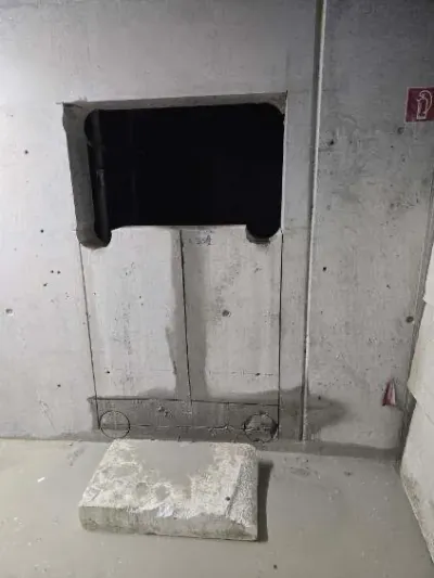 Diamantové rezanie betónu na francúzske okno